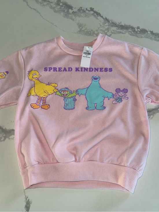 Sesame Street Other - Sesame Street Spread Kindness Girls’ Pink Sweatshirt Size 5